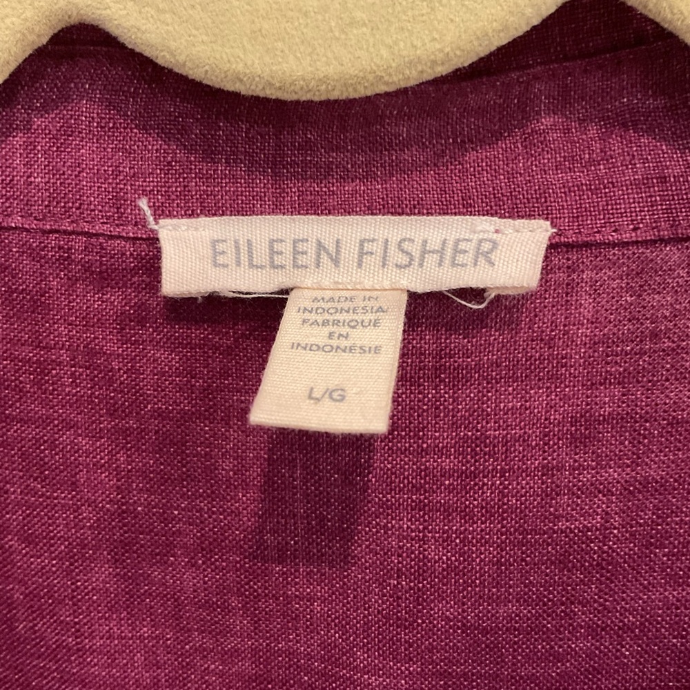 Eileen Fisher “Camp Shirt” Large - Picture 2 of 3